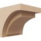 Ekena Millwork 6"W x 6"D x 6"H Wide Rivera Rough Cedar Woodgrain TimberThane Corbel, Primed Tan CORUR06X06X06RIVRCPR - alternate 1